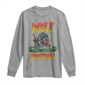 Lightning Wolf Lover Long Sleeve Shirt Sport Lover Gift TS12 Sport Gray Print Your Wear