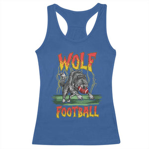 Lightning Wolf Lover Racerback Tank Top Sport Lover Gift TS12 Royal Blue Print Your Wear