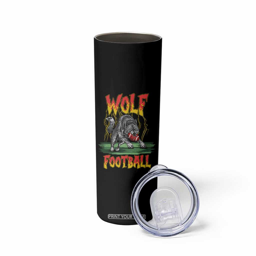 Lightning Wolf Lover Skinny Tumbler Sport Lover Gift TS12 Print Your Wear