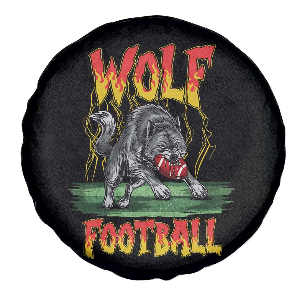 Lightning Wolf Lover Spare Tire Cover Sport Lover Gift TS12 Print Your Wear
