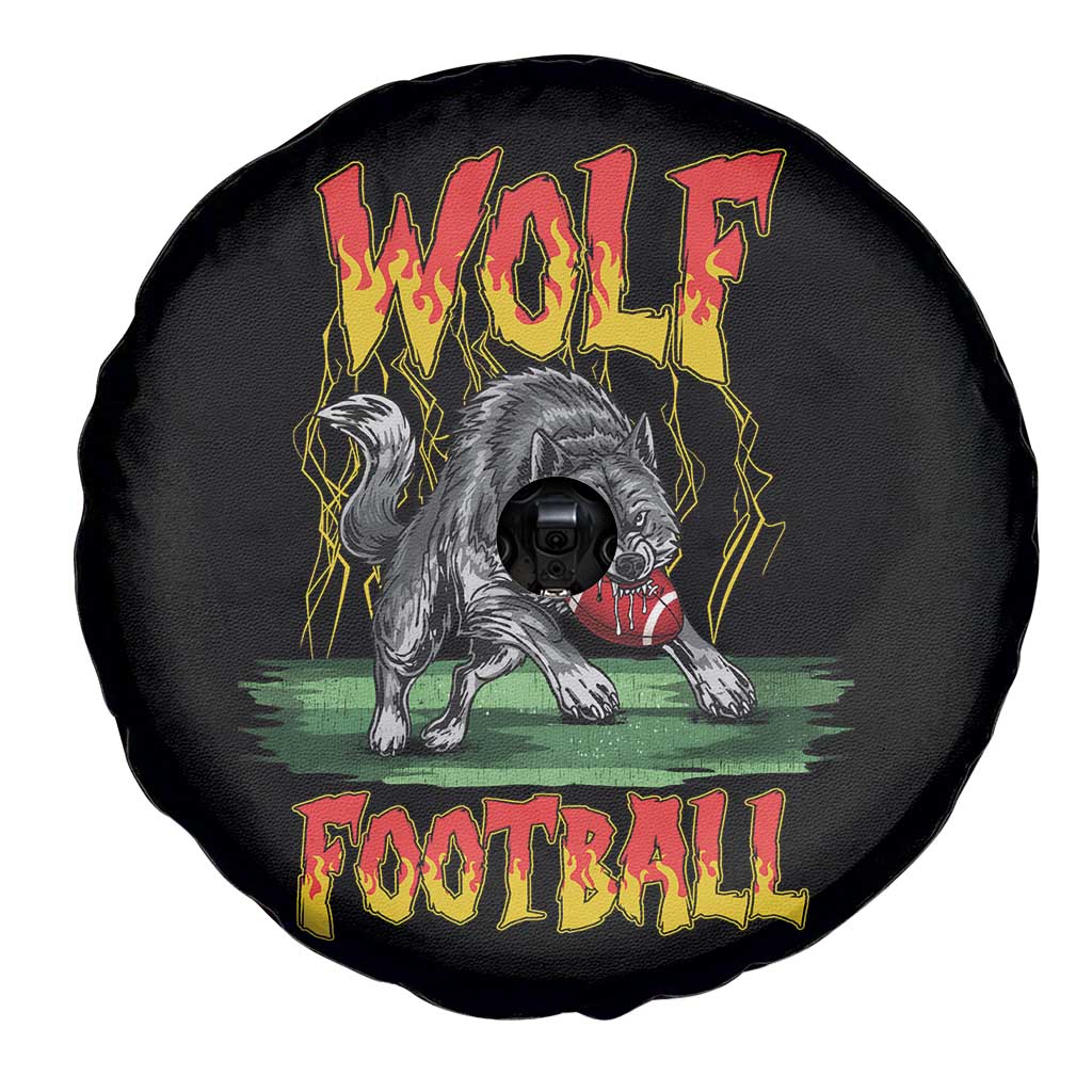Lightning Wolf Lover Spare Tire Cover Sport Lover Gift TS12 Print Your Wear