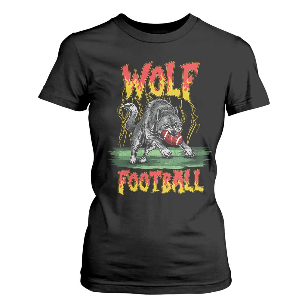 Lightning Wolf Lover T Shirt For Women Sport Lover Gift TS12 Black Print Your Wear