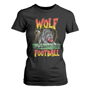 Lightning Wolf Lover T Shirt For Women Sport Lover Gift TS12 Black Print Your Wear