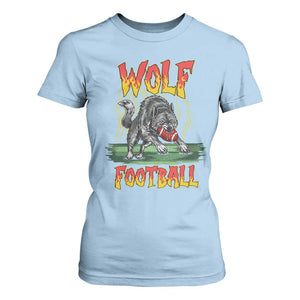 Lightning Wolf Lover T Shirt For Women Sport Lover Gift TS12 Light Blue Print Your Wear