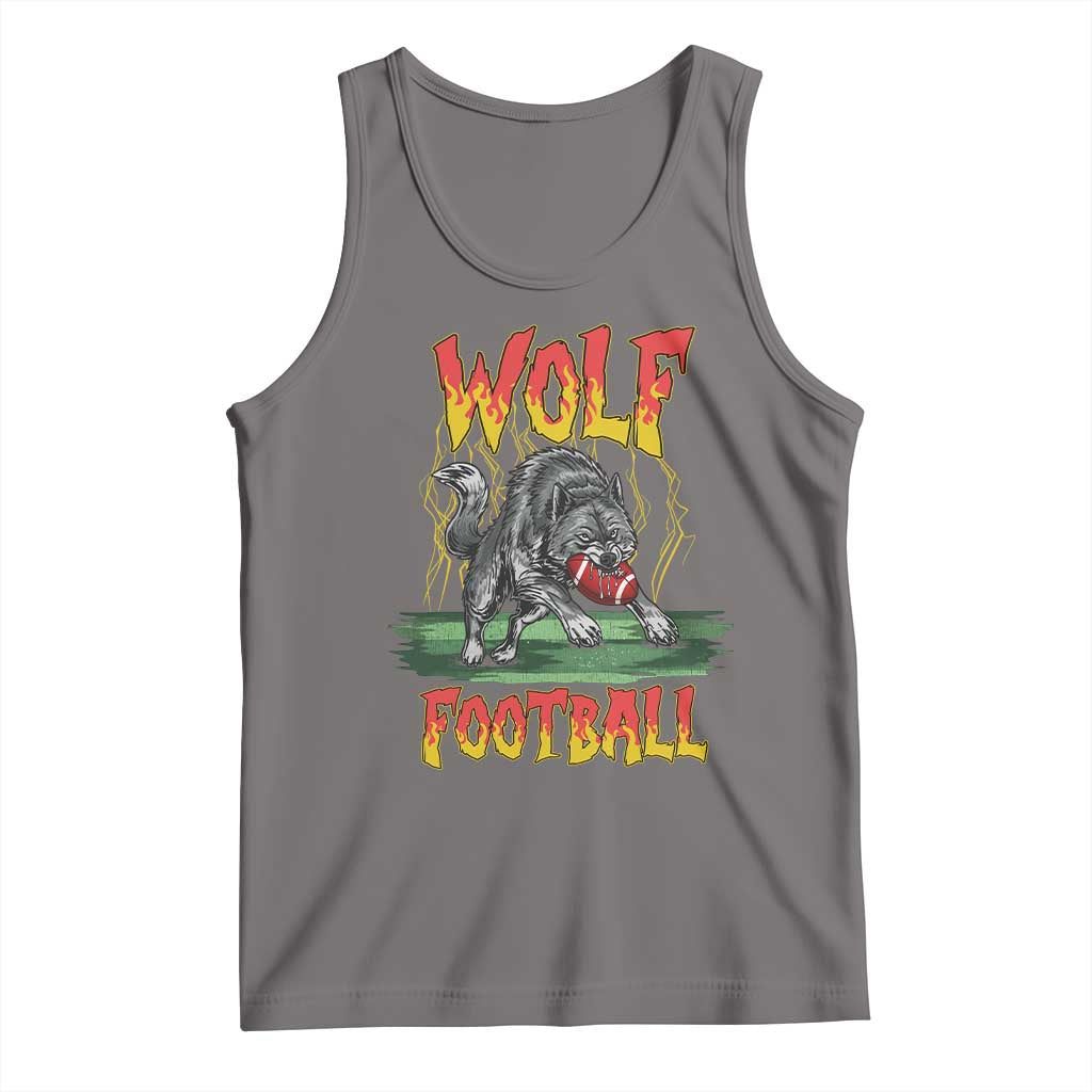 Lightning Wolf Lover Tank Top Sport Lover Gift TS12 Deep Heather Print Your Wear