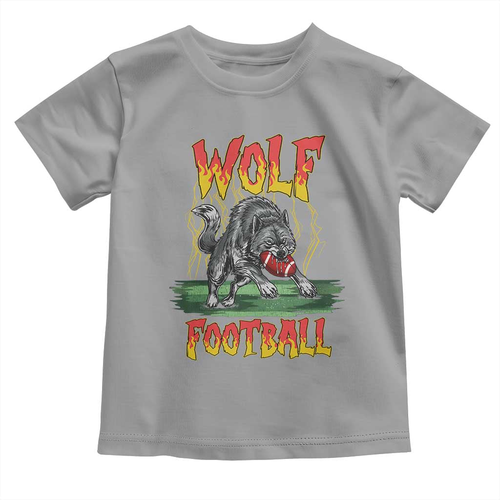 Lightning Wolf Lover Toddler T Shirt Sport Lover Gift TS12 Sport Gray Print Your Wear