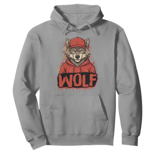 Wolf Football Lover Hoodie Game Day Tailgate Lifestyle TS12 Sport Gray Print Your Wear