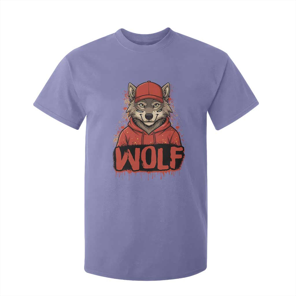 Wolf Football Lover T Shirt For Kid Game Day Tailgate Lifestyle TS12 Violet Print Your Wear