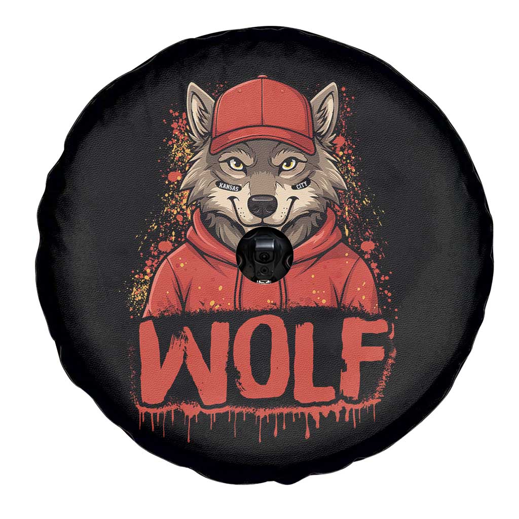 Wolf Football Lover Spare Tire Cover Game Day Tailgate Lifestyle TS12 Print Your Wear