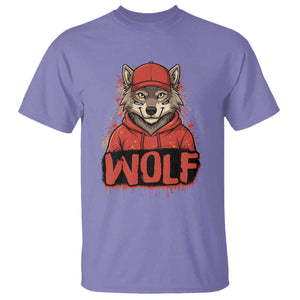 Wolf Football Lover T Shirt Game Day Tailgate Lifestyle TS12 Violet Print Your Wear