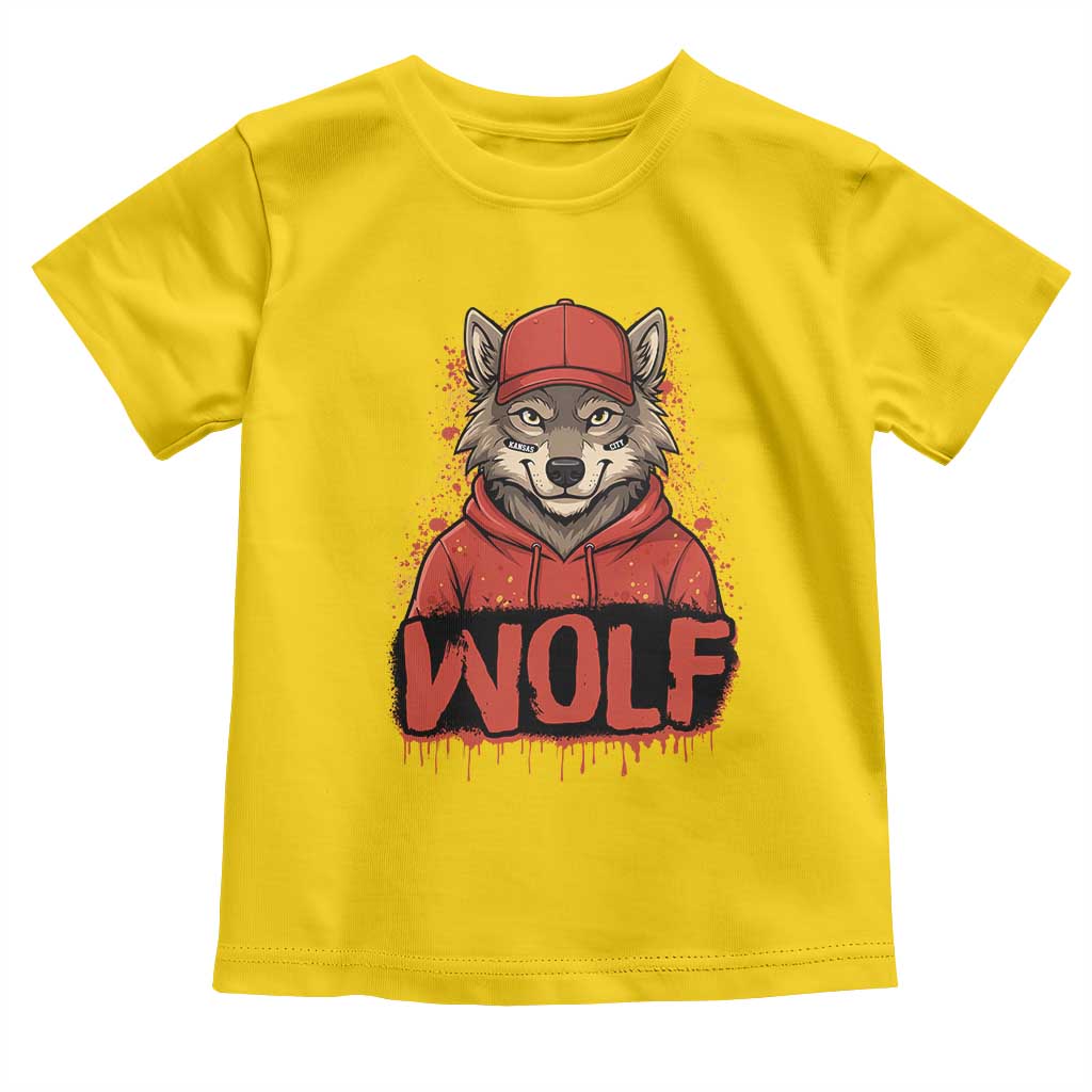 Wolf Football Lover Toddler T Shirt Game Day Tailgate Lifestyle TS12 Daisy Print Your Wear