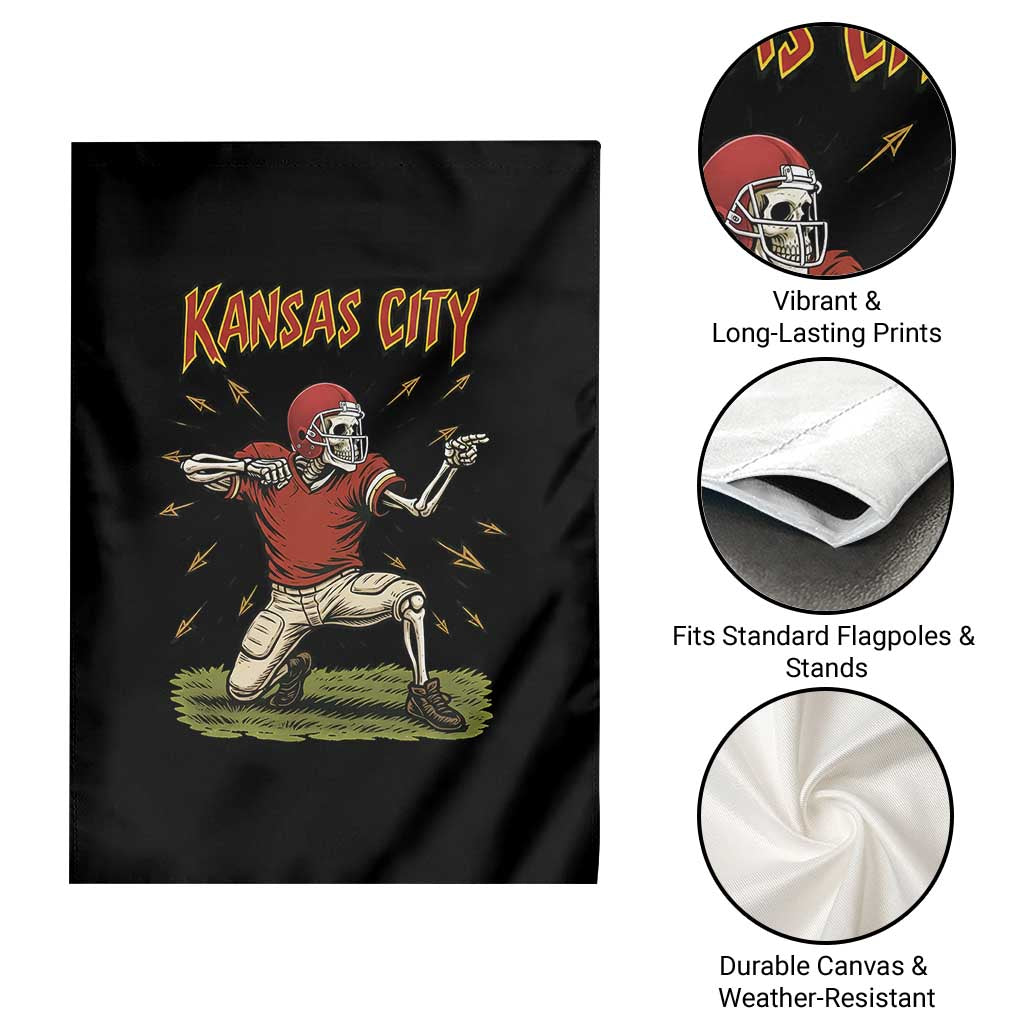 Skeleton Football Lover Garden Flag Touchdown Game Day Lifestyle TS12 Print Your Wear