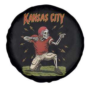 Skeleton Football Lover Spare Tire Cover Touchdown Game Day Lifestyle TS12 Print Your Wear