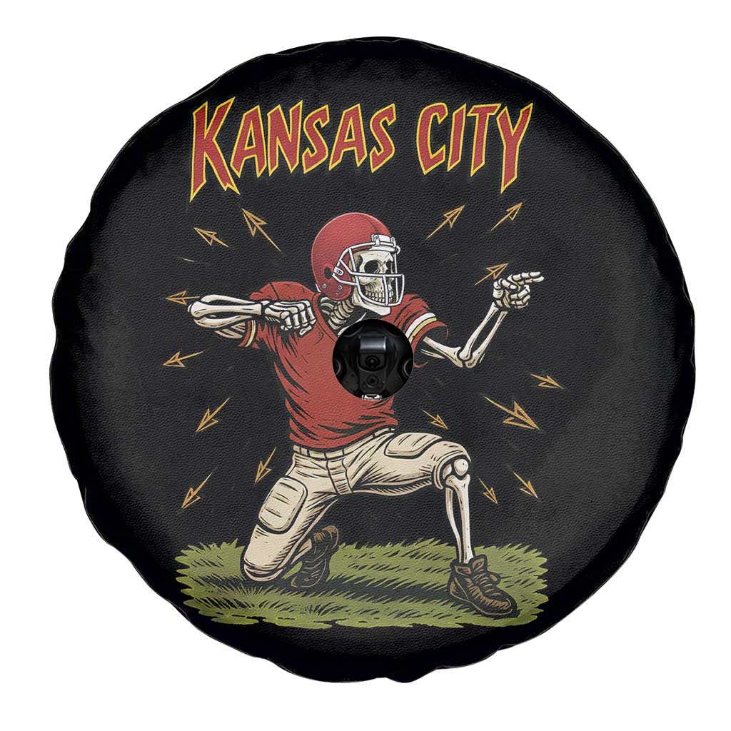 Skeleton Football Lover Spare Tire Cover Touchdown Game Day Lifestyle TS12 Print Your Wear