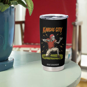 Skeleton Football Lover Tumbler Cup Touchdown Game Day Lifestyle TS12 Print Your Wear