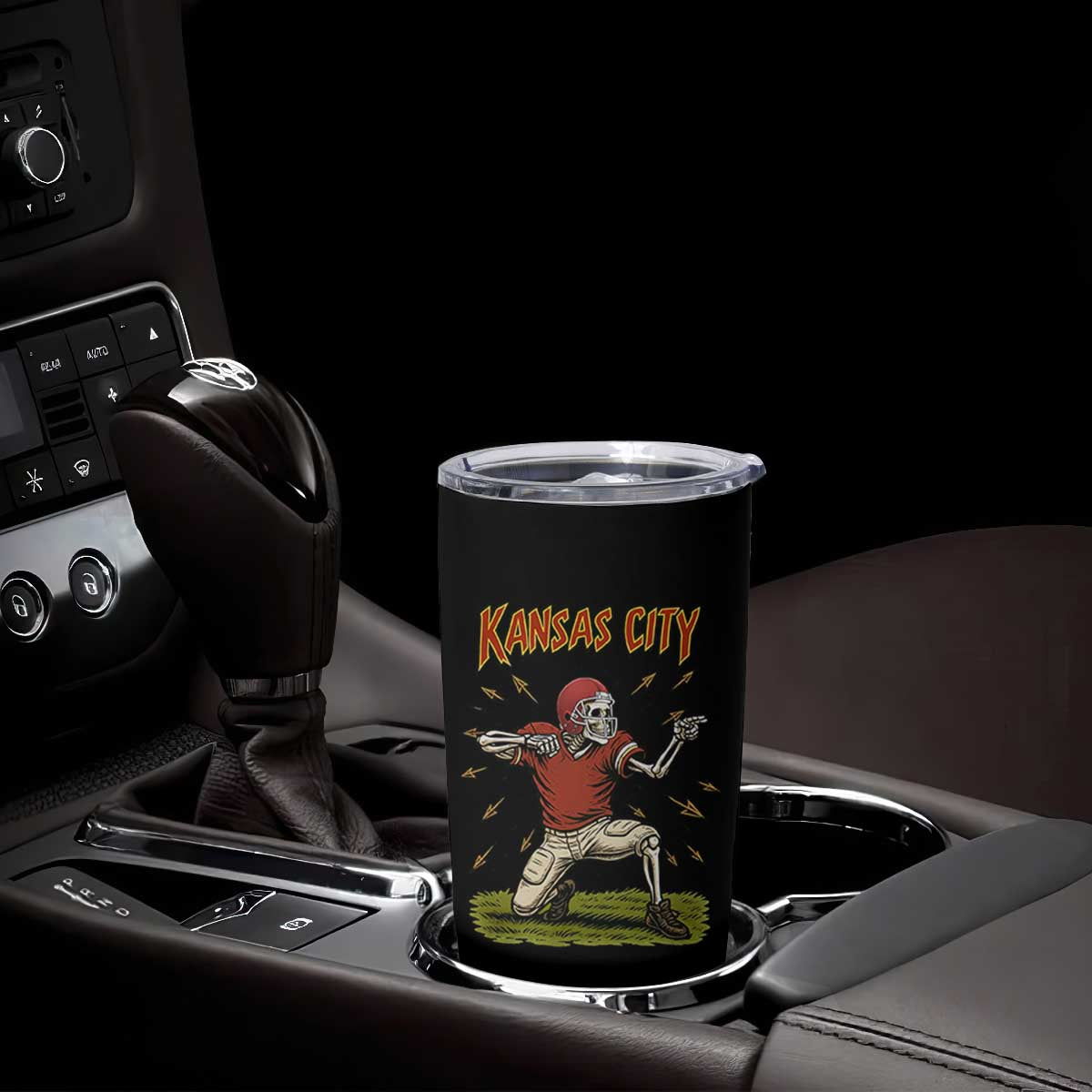 Skeleton Football Lover Tumbler Cup Touchdown Game Day Lifestyle TS12 Print Your Wear