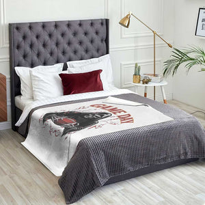 Funny Grim Reaper Dark Football Throw Blanket Game Day Fan Lifestyle TS12 Print Your Wear