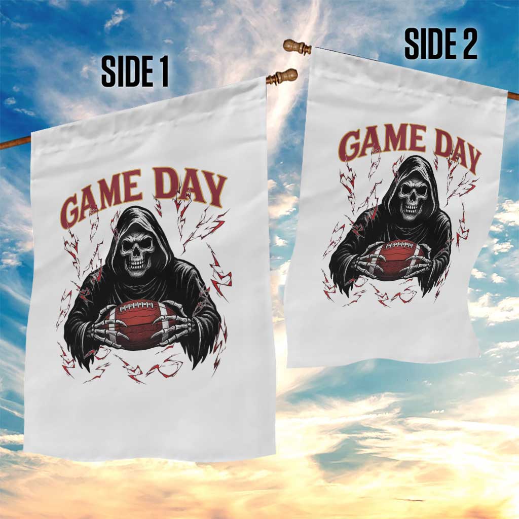 Funny Grim Reaper Dark Football Garden Flag Game Day Fan Lifestyle TS12 Print Your Wear