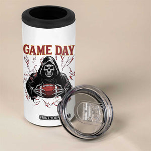 Funny Grim Reaper Dark Football 4 in 1 Can Cooler Tumbler Game Day Fan Lifestyle TS12 Print Your Wear