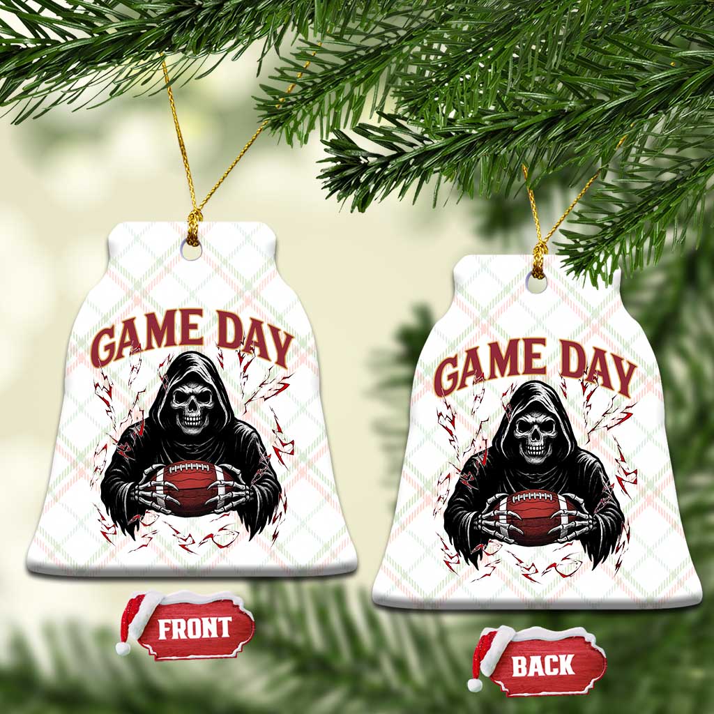 Funny Grim Reaper Dark Football Ceramic Ornament Game Day Fan Lifestyle TS12 Print Your Wear