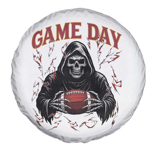 Funny Grim Reaper Dark Football Spare Tire Cover Game Day Fan Lifestyle TS12 Print Your Wear