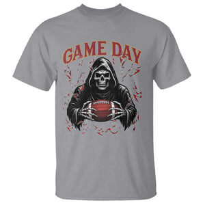 Funny Grim Reaper Dark Football T Shirt Game Day Fan Lifestyle TS12 Sport Gray Print Your Wear