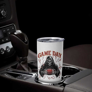 Funny Grim Reaper Dark Football Tumbler Cup Game Day Fan Lifestyle TS12 Print Your Wear