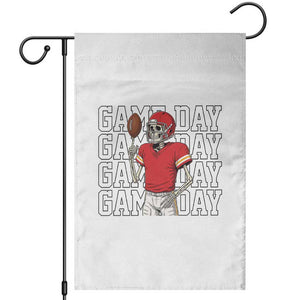 Funny Skeleton Dark Football Garden Flag Sport Humor Gift TS12 White Print Your Wear