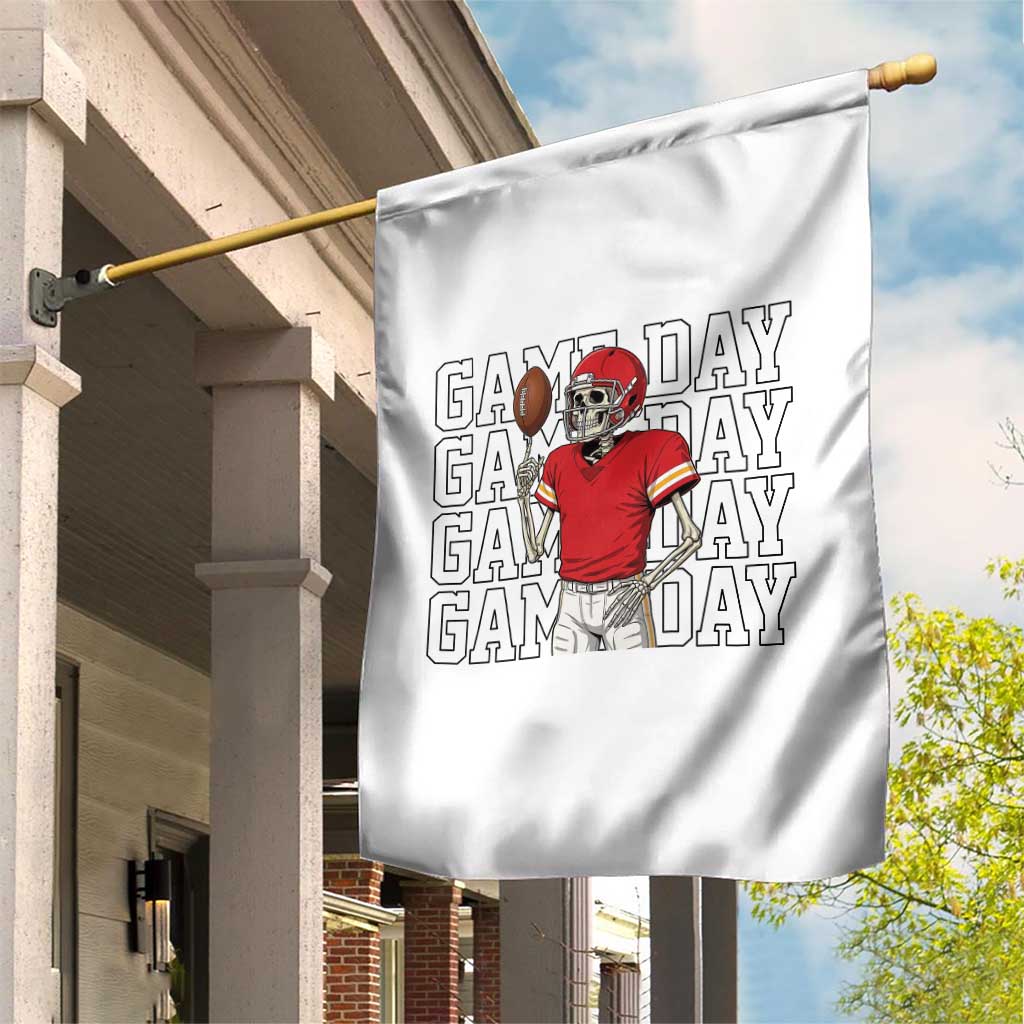 Funny Skeleton Dark Football Garden Flag Sport Humor Gift TS12 Print Your Wear