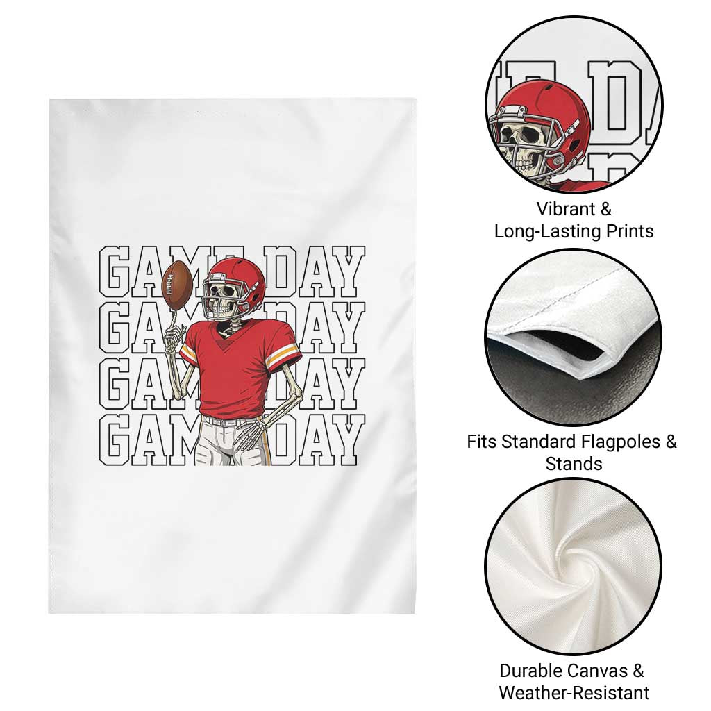 Funny Skeleton Dark Football Garden Flag Sport Humor Gift TS12 Print Your Wear
