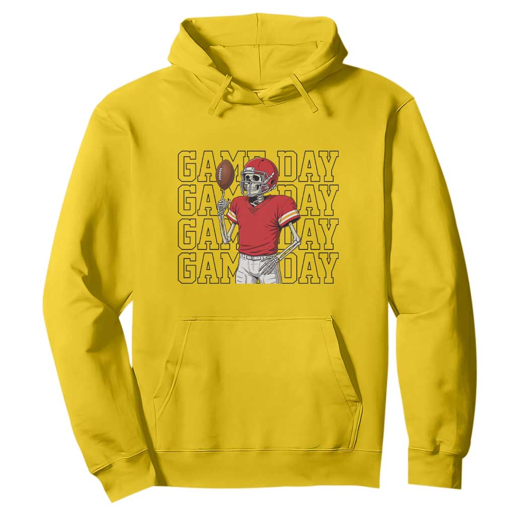 Funny Skeleton Dark Football Hoodie Sport Humor Gift TS12 Daisy Print Your Wear