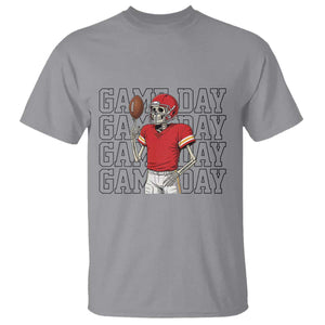 Funny Skeleton Dark Football T Shirt Sport Humor Gift TS12 Sport Gray Print Your Wear