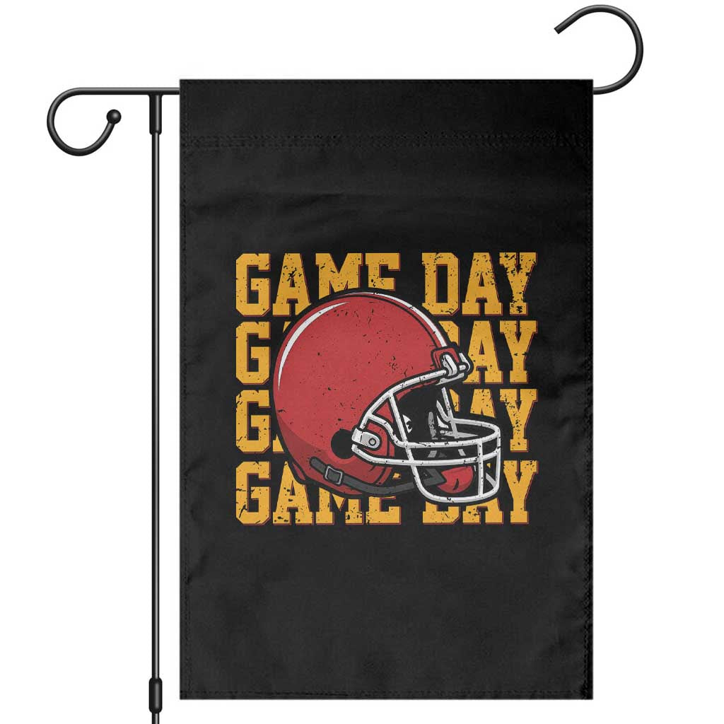 Funny Football Helmet Garden Flag Game Day Sport Lover Gift TS12 Black Print Your Wear