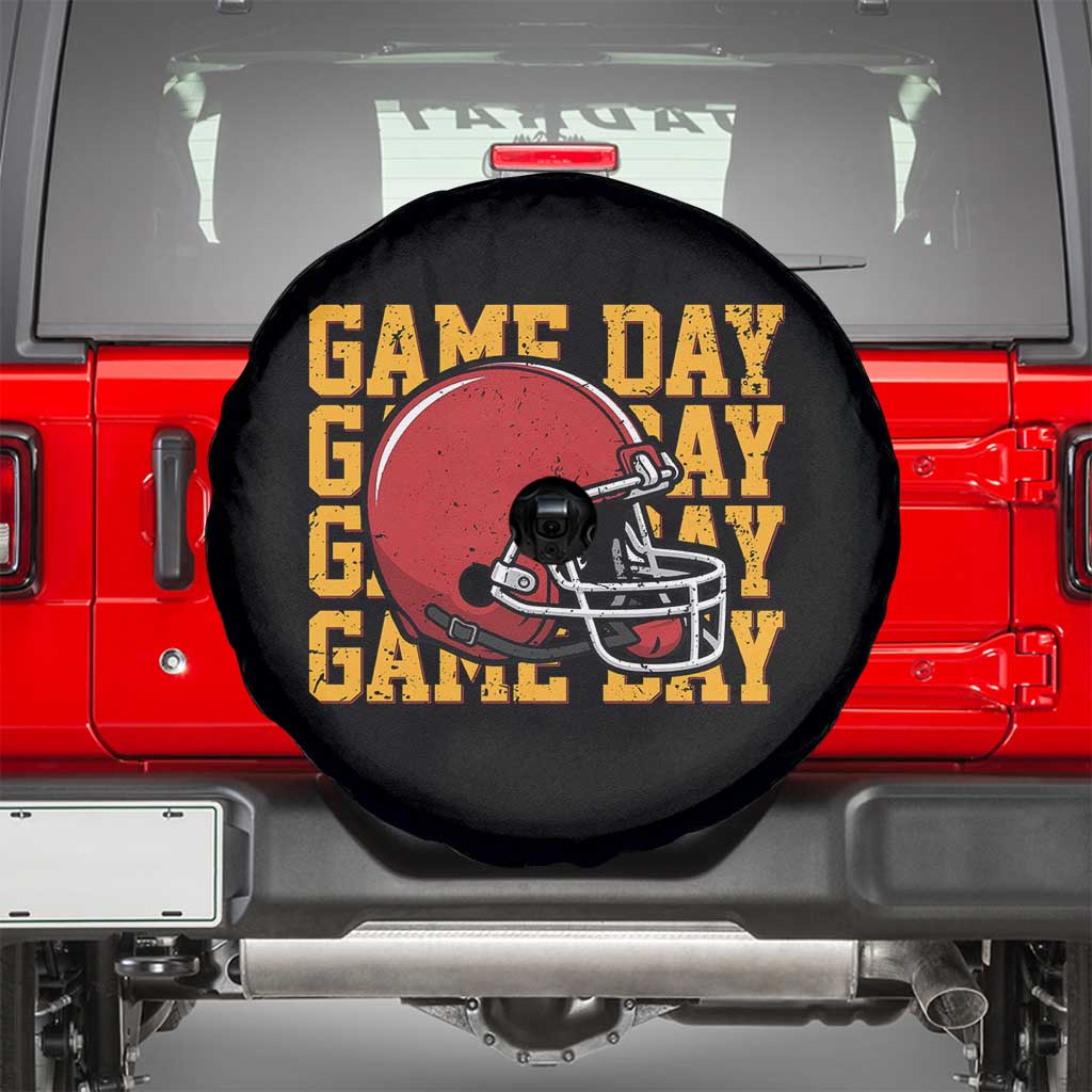 Funny Football Helmet Spare Tire Cover Game Day Sport Lover Gift TS12 Black Print Your Wear