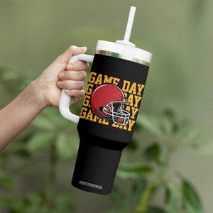 Funny Football Helmet Tumbler With Handle Game Day Sport Lover Gift TS12 Print Your Wear