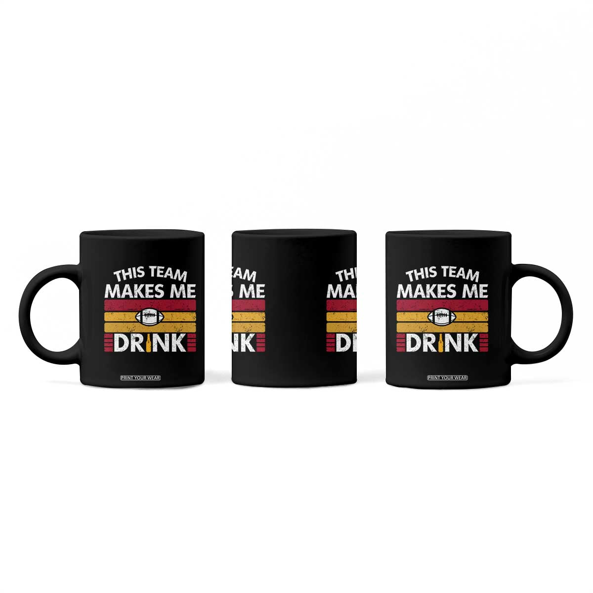 This Team Makes Me Drink Coffee Mug KC Pride Gift TS12 Print Your Wear