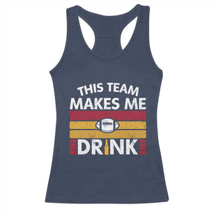 This Team Makes Me Drink Racerback Tank Top KC Pride Gift TS12 Navy Print Your Wear