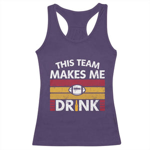This Team Makes Me Drink Racerback Tank Top KC Pride Gift TS12 Purple Print Your Wear