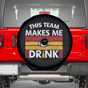 This Team Makes Me Drink Spare Tire Cover KC Pride Gift TS12 Black Print Your Wear