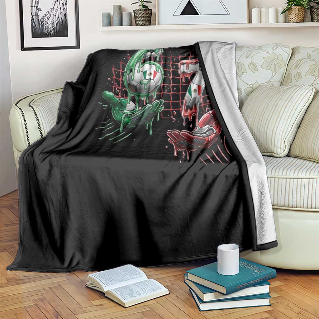 Drip Mexico Soccer Six Seven Meme Throw Blanket Mexicano Supporter Player Gift TS12 Print Your Wear