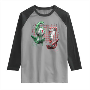 Drip Mexico Soccer Six Seven Meme Raglan Shirt Mexicano Supporter Player Gift TS12 Sport Gray Black Print Your Wear