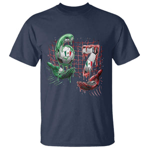 Drip Mexico Soccer Six Seven Meme T Shirt Mexicano Supporter Player Gift TS12 Navy Print Your Wear