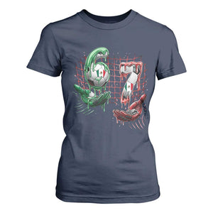 Drip Mexico Soccer Six Seven Meme T Shirt For Women Mexicano Supporter Player Gift TS12 Navy Print Your Wear