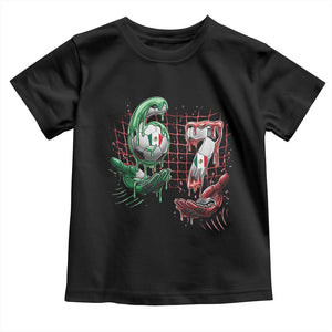 Drip Mexico Soccer Six Seven Meme Toddler T Shirt Mexicano Supporter Player Gift TS12 Black Print Your Wear