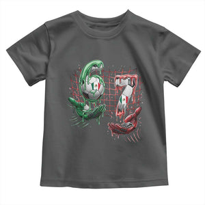 Drip Mexico Soccer Six Seven Meme Toddler T Shirt Mexicano Supporter Player Gift TS12 Dark Heather Print Your Wear
