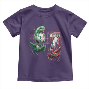 Drip Mexico Soccer Six Seven Meme Toddler T Shirt Mexicano Supporter Player Gift TS12 Purple Print Your Wear