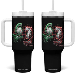 Drip Mexico Soccer Six Seven Meme Tumbler With Handle Mexicano Supporter Player Gift TS12 One Size: 40 oz Black Print Your Wear
