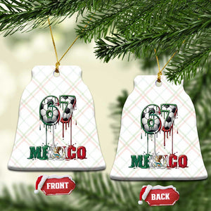 Funny Mexico Soccer 67 Meme Ceramic Ornament Chicano Soccer Lovers TS12 Print Your Wear