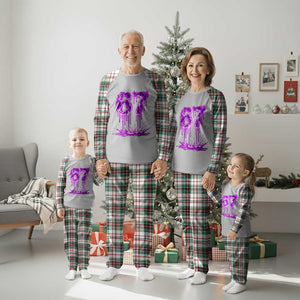 Drip Fire Flame Six Seven Plaid Pajama Set Trendy Meme Gift TS12 Christmas Plaid Print Your Wear