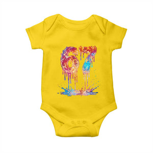 Burning Six Seven Baby Onesie Drip Fire Flame Meme TS12 Daisy Print Your Wear